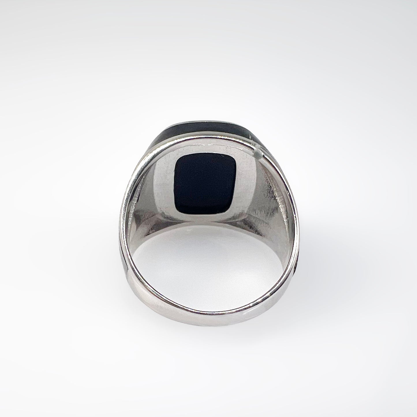 Vintage Silver Agate Men’s Ring